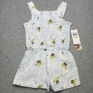 E2034 The Mandalorian Smocked Romper Size 3T